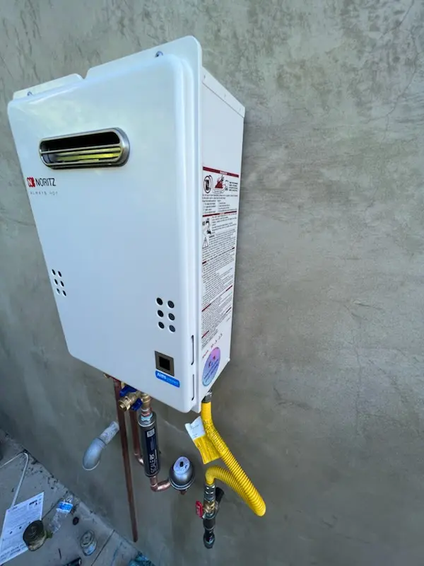 Tankless water heater installation for Otto Mills homes