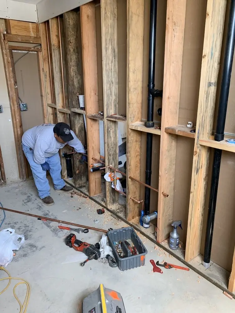Commercial rough-in plumbing for Gas Line Repair in Otto Mills